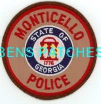 GEORGIA,MONTICELLO POLICE 5